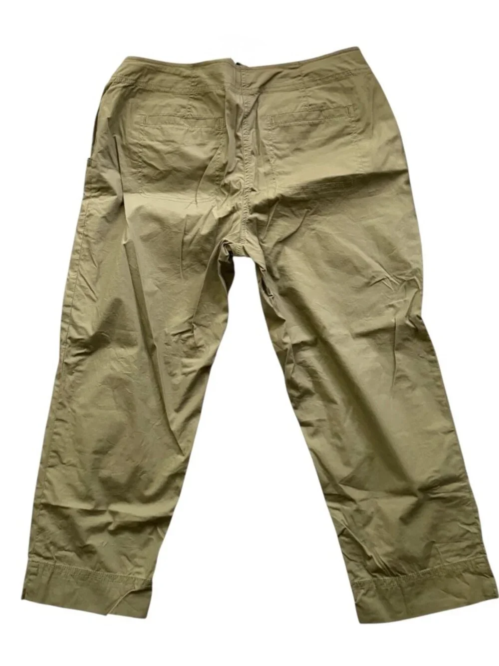 J. Jill Tan Cropped Capri Pants